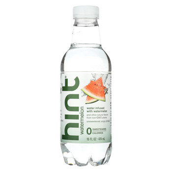 Hint Watermelon Water - Watermelon - Case of 12 - 16 Fl oz. Hint Watermelon Water - Watermelon - Case of 12 - 16 Fl oz.