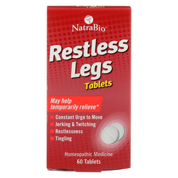 NatraBio Restless Legs - 60 Tablets