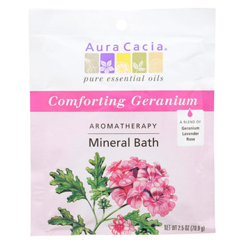 Aura Cacia - Aromatherapy Mineral Bath Heart Song - 2.5 oz - Case of 6