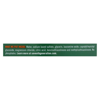 Seventh Generation Dish Liquid - Free and Clear - Case of 6 - 50 Fl oz. Seventh Generation Dish Liquid - Free and Clear - Case of 6 - 50 Fl oz.