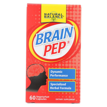 Natural Balance Brain Pep - 60 Capsules Natural Balance Brain Pep - 60 Capsules
