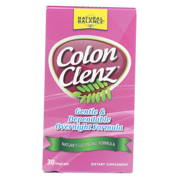 Natural Balance Colon Clenz - 30 Vegetarian Capsules Natural Balance Colon Clenz - 30 Vegetarian Capsules