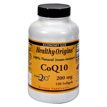 Healthy Origins CoQ10 Gels - 200 mg - 150 Softgels