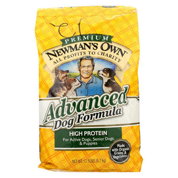 Newman's Own Organics Advanced Dog Formula - Dry - 12.5