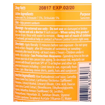 Kiss My Face Sun Spray Lotion - SPF 30 - 8 oz Kiss My Face Sun Spray Lotion - SPF 30 - 8 oz