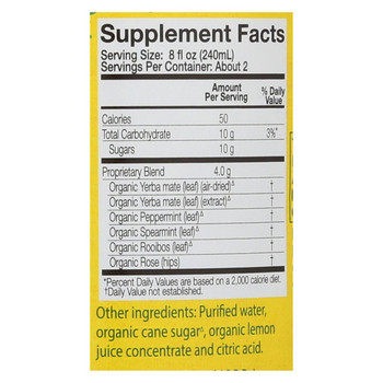 Guayaki Organic Mint Energy Drink - Case of 12 - 16 fl oz