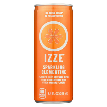 Izze Sparkling Clementine - Case of 24 - 8.4 fl oz.