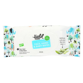 Field Day - Baby Wipes Refill For Tub - CS of 12-72 CT