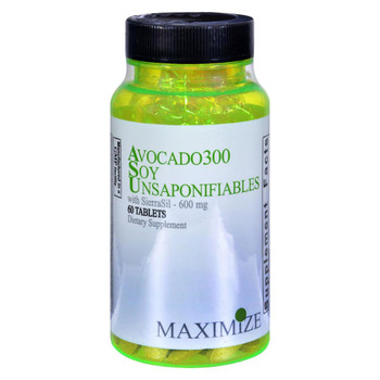 Maximum International Avocado 300 Soy Unsaponifiables with SierraSil - 600 mg - 60 Tablets