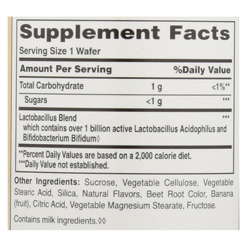 American Health - Acidophilus and Bifidum Chewable Fruit - 100 Wafers