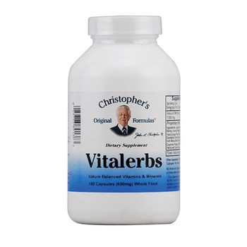 Dr. Christopher's Vitalerbs - 690 mg - 180 Capsules Dr. Christopher's Vitalerbs - 690 mg - 180 Capsules