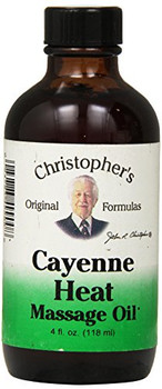 Dr. Christopher's Cayenne Heat Massage Oil - 4 fl oz