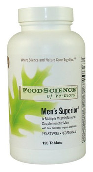 FoodScience of Vermont Men's Superior - 120 Tablets FoodScience of Vermont Men's Superior - 120 Tablets