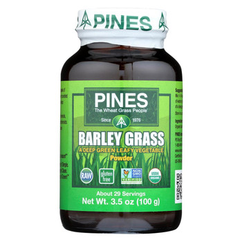 Pines International 100% Organic Barley Grass Powder - 3.5 oz Pines International 100% Organic Barley Grass Powder - 3.5 oz