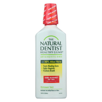 Natural Dentist Healthy Gums Antigingivitis Rinse Peppermint Twist - 16.9 fl oz