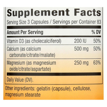 Nature's Way - Calcium Mag and D Complex - 250 Capsules
