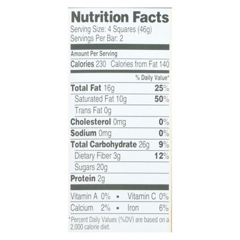 Newman's Own Organics Chocolate Bar - Organic - Dark Chocolate - Orange - 3.25 oz Bars - Case of 12 Newman's Own Organics Chocolate Bar - Organic - Dark Chocolate - Orange - 3.25 oz Bars - Case of 12