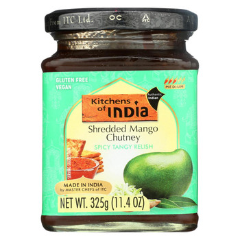 Kitchen of India Chutney - Shredded Mango - Case of 6 - 11.4 oz