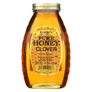 Gunter Pure Clover Honey - Case of 12 - 16 oz.