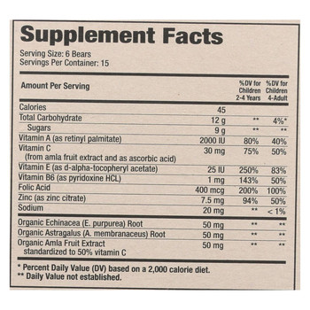 Hero Nutritional Products Organic Yummi Bears Immunity Shield - 90 Count