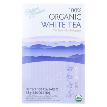 Prince of Peace Organic Premium Peony White Tea - 100 Tea Bags