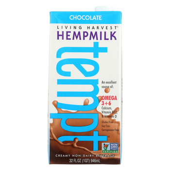 Living Harvest Tempt Hemp Milk - Unsweetened Creamy Non - Dairy Beverage Original - Case of 12 - 32 Fl oz. Living Harvest Tempt Hemp Milk - Unsweetened Creamy Non - Dairy Beverage Original - Case of 12 - 32 Fl oz.