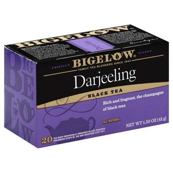 Bigelow Tea Darjeeling Black Tea - Case of 6 - 20 Bags Bigelow Tea Darjeeling Black Tea - Case of 6 - 20 Bags