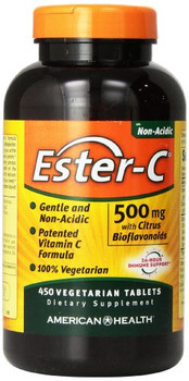 American Health - Ester-C with Citrus Bioflavonoids - 500 mg - 450 Vegetarian Tablets