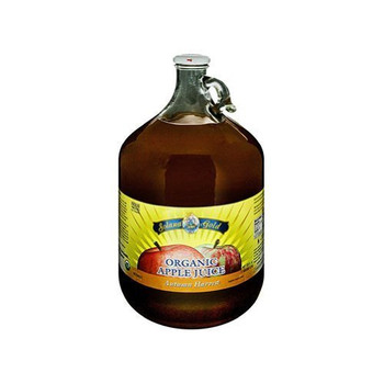 Solana Gold and Appleseed Organic Apple Juice - Autumn Harvest - Case of 4 - 128 Fl oz.