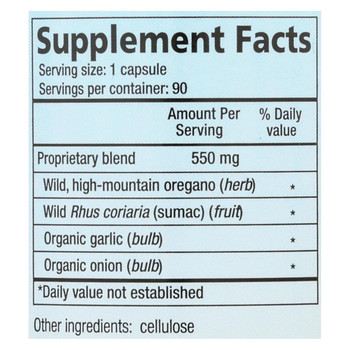 North American Herb and Spice OregaMax - 90 Vegetable Capsules North American Herb and Spice OregaMax - 90 Vegetable Capsules