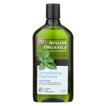 Avalon Organics Revitalizing Shampoo Peppermint Botanicals - 11 fl oz