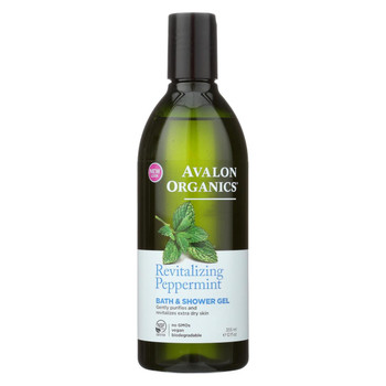 Avalon Organics Bath and Shower Gel Peppermint - 12 fl oz Avalon Organics Bath and Shower Gel Peppermint - 12 fl oz