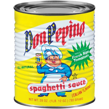 Don Pepino Spaghetti Sauce - Case of 12 - 28 oz.