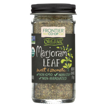 Frontier Herb Marjoram Leaf - Organic - Flakes - Cut and Sifted - .40 oz