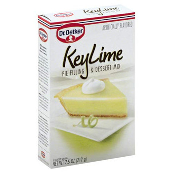 Dr. Oetker Organics Key Lime Pie Filling and Dessert Mix - Case of 12 - 7.5 oz.