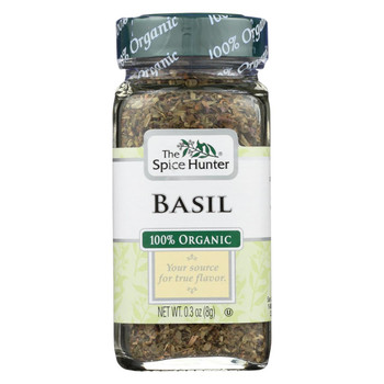Spice Hunter 100% Organic Spice - Basil - Case of 6 - .3 oz