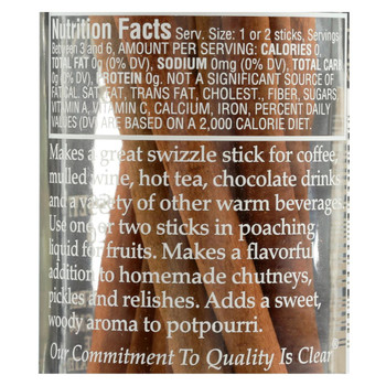 Morton and Bassett Cinnamon Sticks - 1 oz - Case of 3