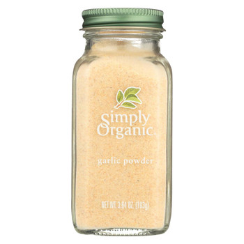 Simply Organic Garlic Powder - Case of 6 - 3.64 oz.