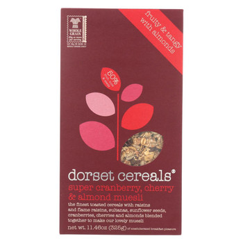 Dorset Cereal Super Cranberry Cherry and Almond Muesli - Case of 5 - 12 oz.