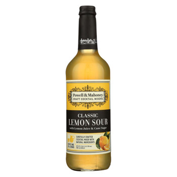 Powell and Mahoney Cocktail Mixer - Lemon Sour - Case of 6 - 25.36 fl oz