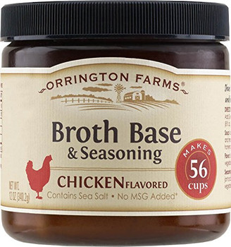 Orrington Farms Broth Base and Seasoning - Chicken - Case of 6 - 12 oz. Orrington Farms Broth Base and Seasoning - Chicken - Case of 6 - 12 oz.