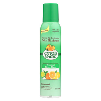 Citrus Magic Air Freshener - Tropical Citrus Blast - Case of 6 - 3.5 fl oz