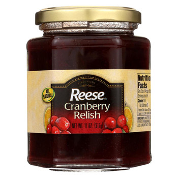 Reese Relish - Cranberry - Case of 6 - 11 oz