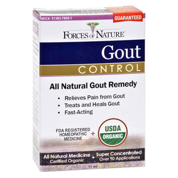 Forces of Nature - Organic Gout Control - 11 ml