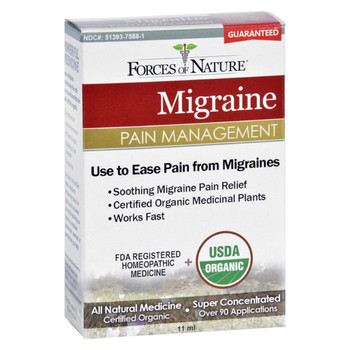 Forces of Nature - Organic Migrane Pain Management - 11 ml