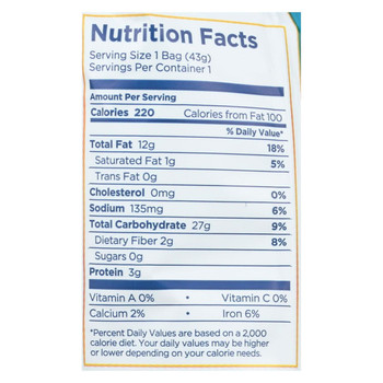 Lundberg Family Farms Rice Chips - Sea Salt - Case of 24 - 1.5 oz. Lundberg Family Farms Rice Chips - Sea Salt - Case of 24 - 1.5 oz.