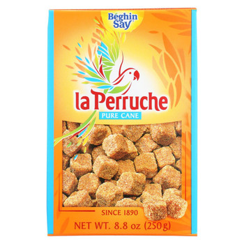 La Perruche Sugar Cubes - Brown - Case of 16 - 8.8 oz.