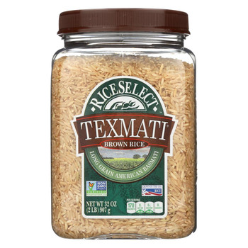 Rice Select Texmati Rice - Brown - Case of 4 - 32 oz.