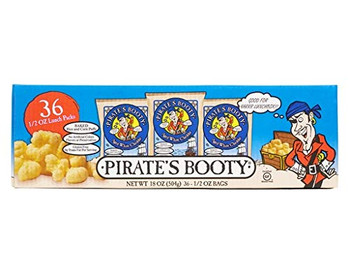Pirate Brands - Baked Puff - White Cheddar - Case of 36 - 7 oz