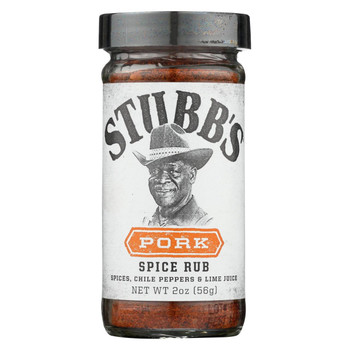Stubb's Spice Rub - Pork - Case of 6 - 2 oz